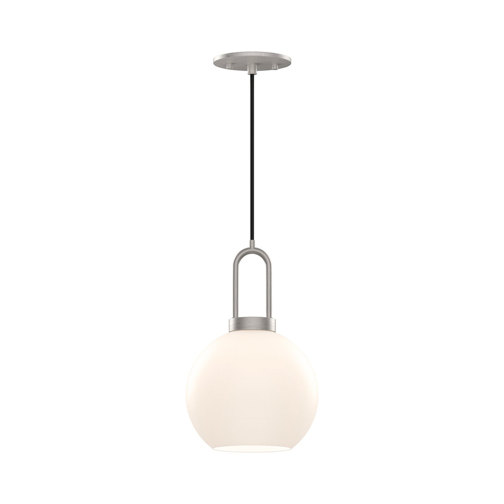 Alora Canada - One Light Pendant - Soji - Brushed Nickel/Opal Matte Glass- Union Lighting Luminaires Decor