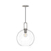 Alora Canada - One Light Pendant - Soji - Brushed Nickel/Clear Glass- Union Lighting Luminaires Decor
