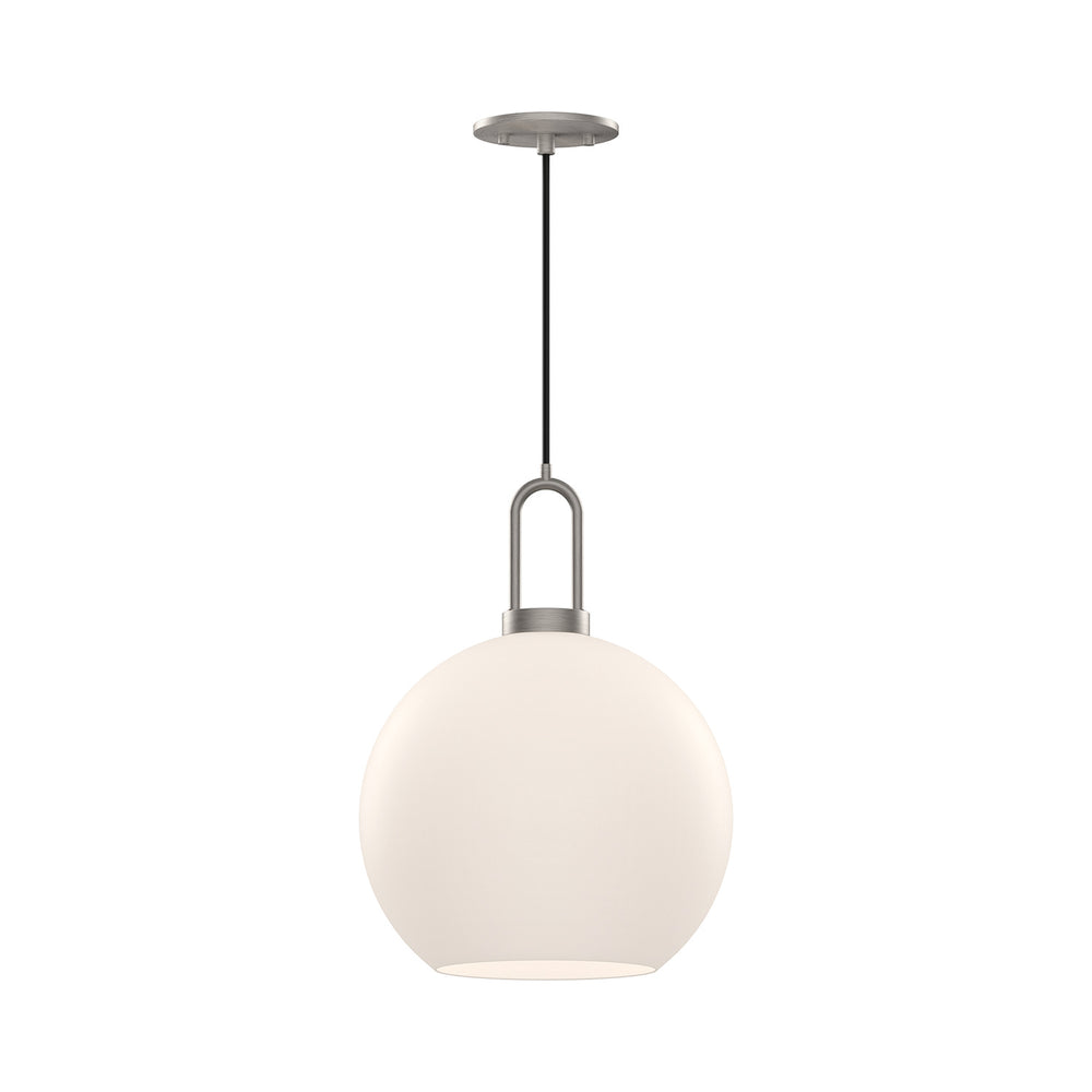 Alora Canada - One Light Pendant - Soji - Brushed Nickel/Opal Matte Glass- Union Lighting Luminaires Decor