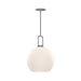 Alora Canada - One Light Pendant - Soji - Brushed Nickel/Opal Matte Glass- Union Lighting Luminaires Decor