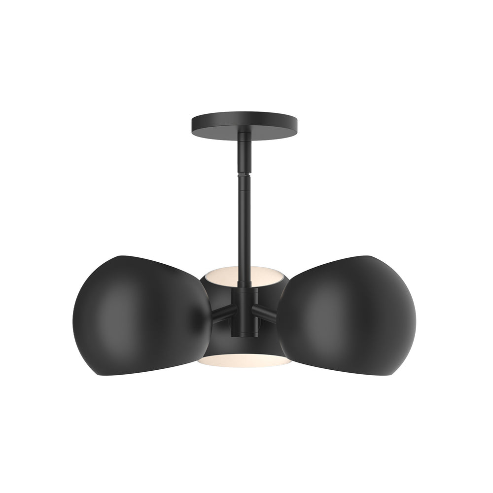 Alora Canada - Three Light Pendant - Willow - Matte Black- Union Lighting Luminaires Decor