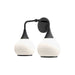 Alora Canada - Two Light Bathroom Fixtures - Hazel - Matte Black/Opal Matte Glass- Union Lighting Luminaires Decor