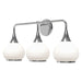 Alora Canada - Three Light Bathroom Fixtures - Hazel - Chrome/Opal Matte Glass- Union Lighting Luminaires Decor