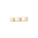 Alora Canada - Three Light Bathroom Fixtures - Willow - Brushed Gold- Union Lighting Luminaires Decor