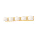 Alora Canada - Five Light Bathroom Fixtures - Willow - Brushed Gold- Union Lighting Luminaires Decor