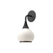Alora Canada - One Light Vanity - Hazel - Matte Black/Opal Matte Glass- Union Lighting Luminaires Decor