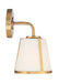 Crystorama - One Light Wall Sconce - Fulton - Antique Gold- Union Lighting Luminaires Decor