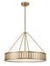 Crystorama - Six Light Pendant - Kendal - Vibrant Gold- Union Lighting Luminaires Decor