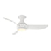 Modern Forms Fans Canada - 44" Ceiling Fan - Corona - Matte White- Union Lighting Luminaires Decor