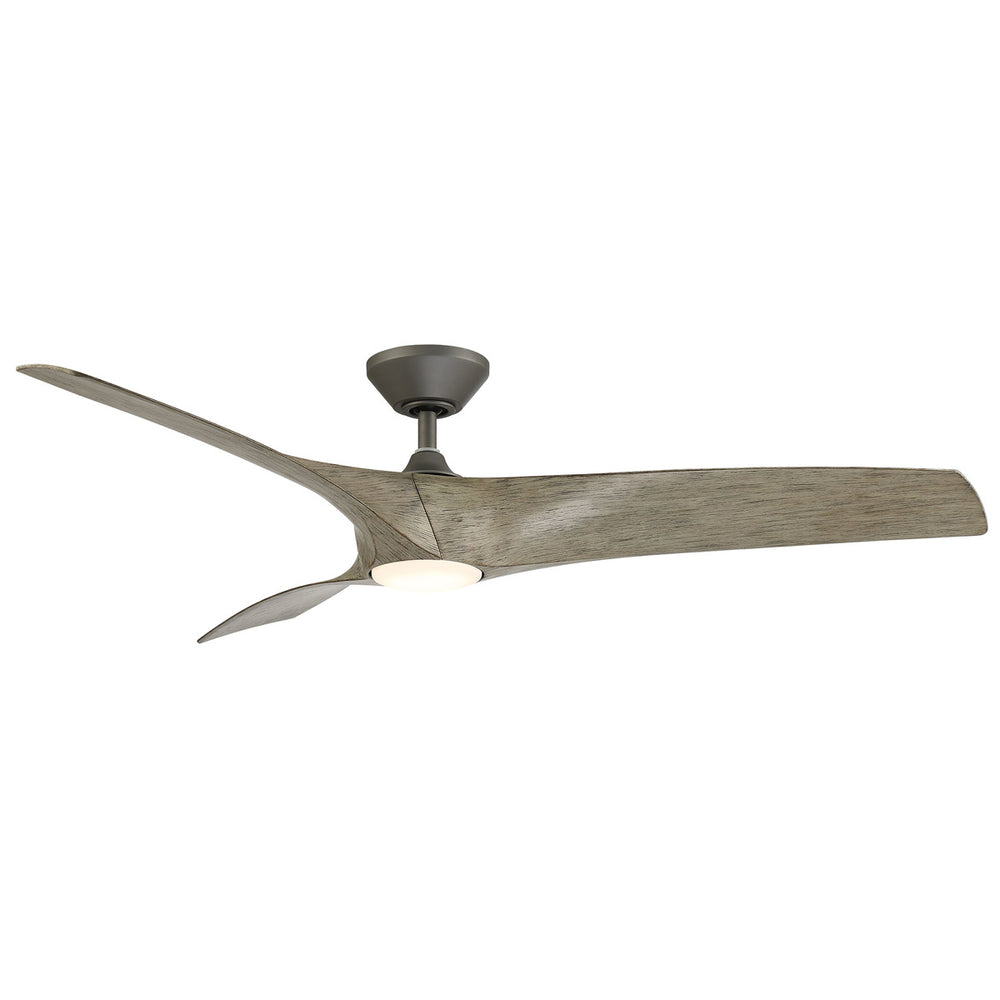 Modern Forms Fans Canada - 62" Ceiling Fan - Zephyr - Graphite/Weathered Wood- Union Lighting Luminaires Decor
