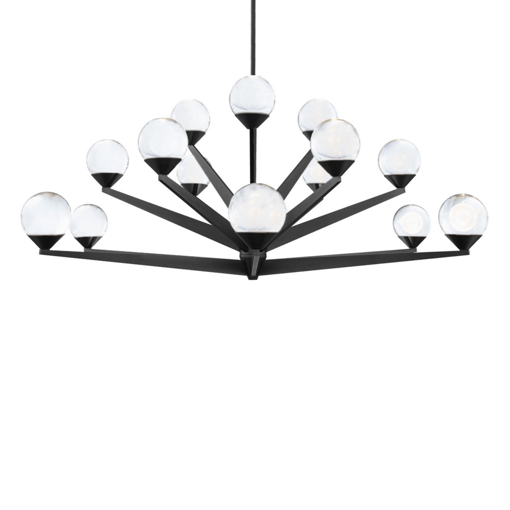 Modern Forms Canada - LED Chandelier - Double Bubble - Black- Union Lighting Luminaires Decor