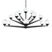 Modern Forms Canada - LED Chandelier - Double Bubble - Black- Union Lighting Luminaires Decor