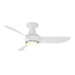 Modern Forms Fans Canada - 44"Ceiling Fan - Corona - Brushed Nickel/Matte White- Union Lighting Luminaires Decor