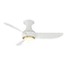 Modern Forms Fans Canada - 44"Ceiling Fan - Corona - Soft Brass/Matte White- Union Lighting Luminaires Decor