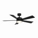 Modern Forms Fans Canada - 60"Ceiling Fan - Wynd - Matte Black- Union Lighting Luminaires Decor