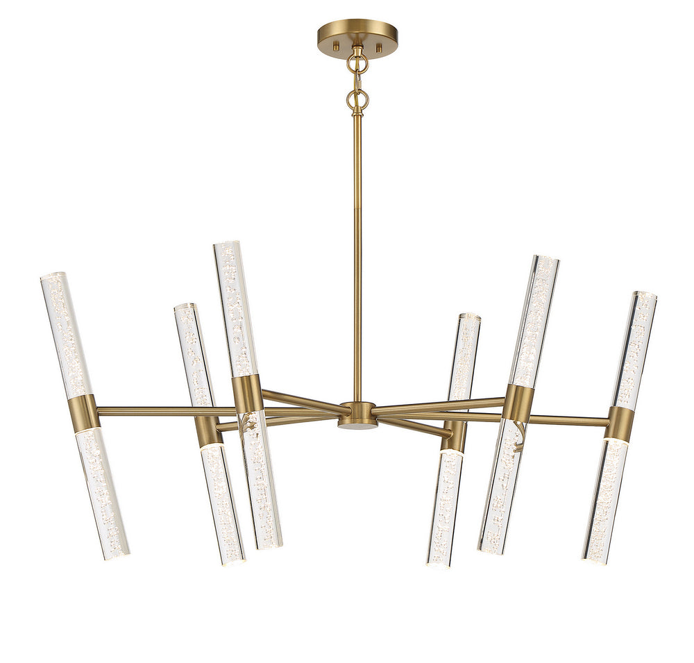Savoy House - LED Chandelier - Arlon - Warm Brass- Union Lighting Luminaires Decor