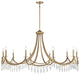 Savoy House - Ten Light Chandelier - Kameron - Warm Brass- Union Lighting Luminaires Decor