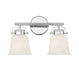 Savoy House - Two Light Bathroom Vanity - Kaden - Polished Chrome- Union Lighting Luminaires Decor