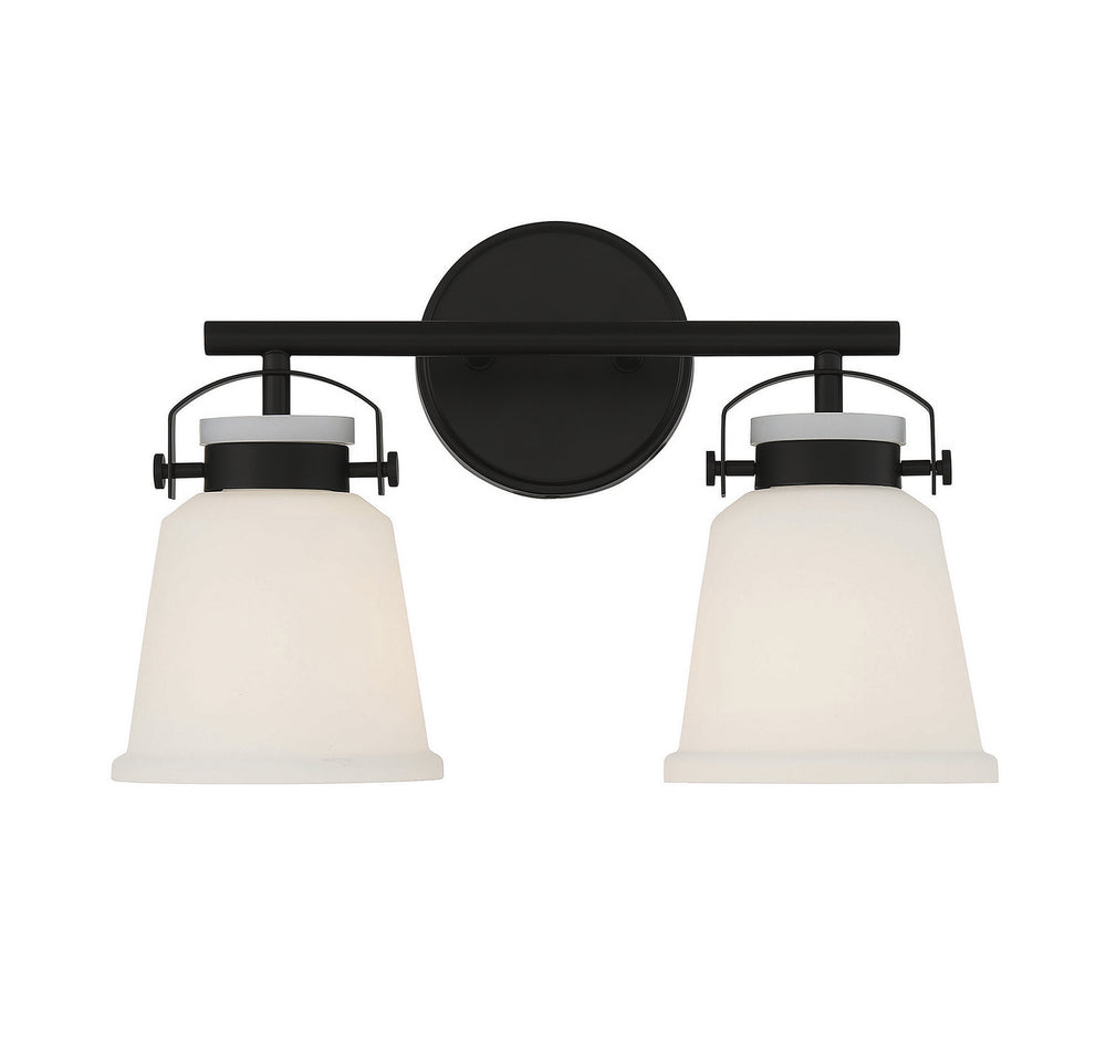 Savoy House - Two Light Bathroom Vanity - Kaden - Matte Black- Union Lighting Luminaires Decor