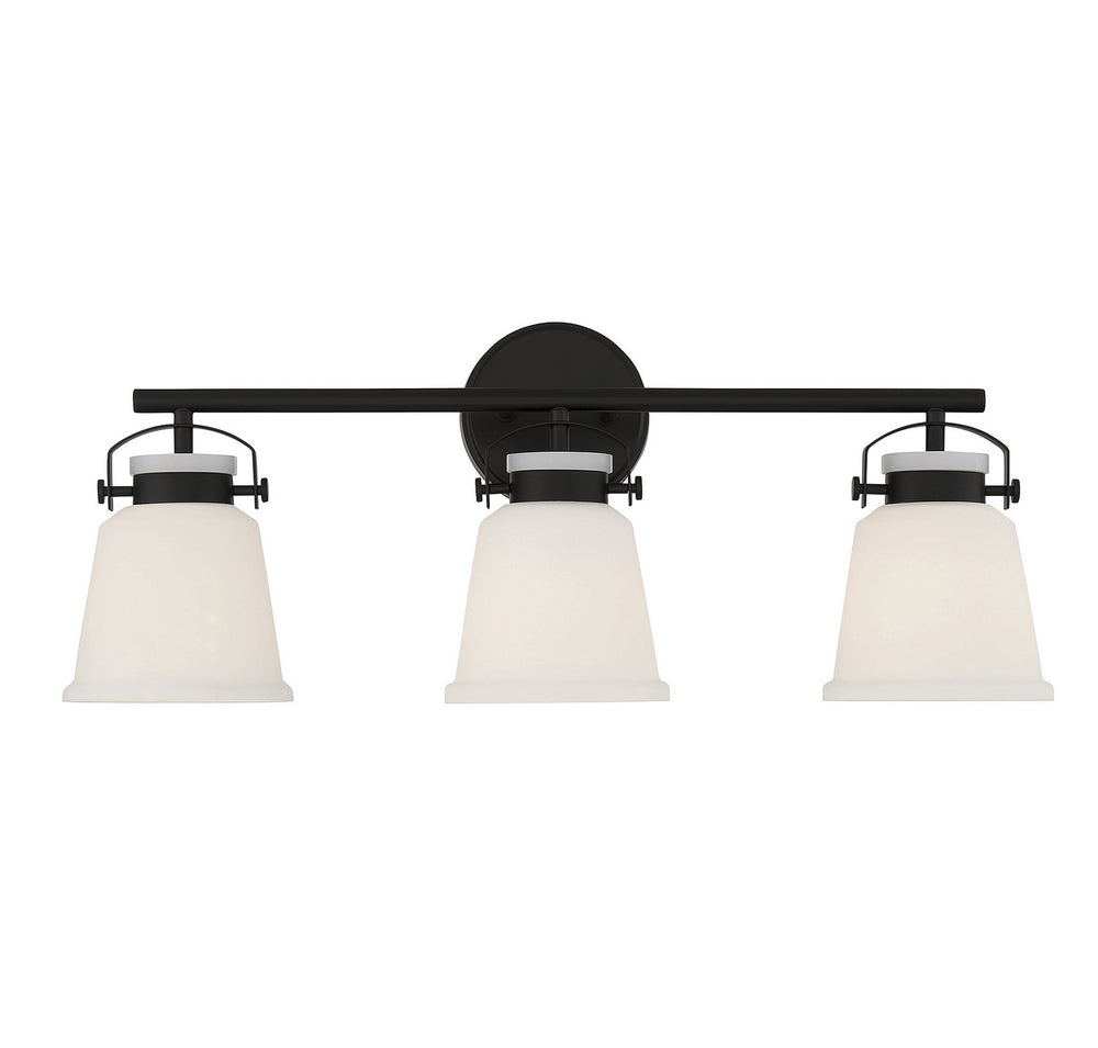 Savoy House - Three Light Bathroom Vanity - Kaden - Matte Black- Union Lighting Luminaires Decor