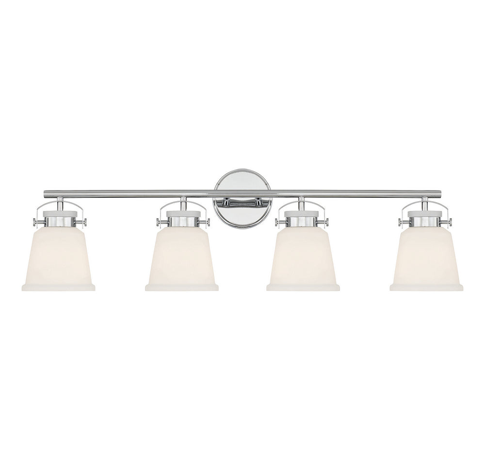 Savoy House - Four Light Bathroom Vanity - Kaden - Polished Chrome- Union Lighting Luminaires Decor