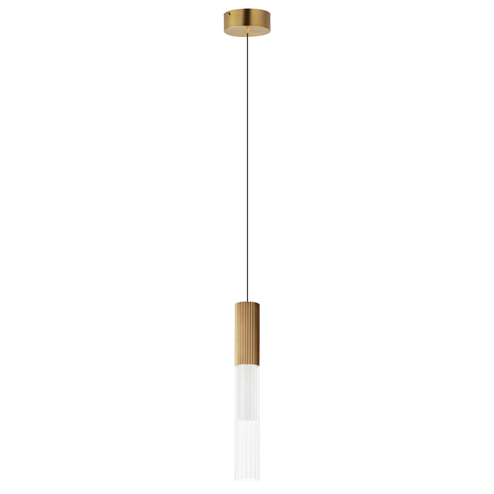 ET2 - LED Pendant - Reeds - Gold- Union Lighting Luminaires Decor