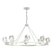 Hubbardton Forge - Eight Light Chandelier - Gatsby - Sterling- Union Lighting Luminaires Decor