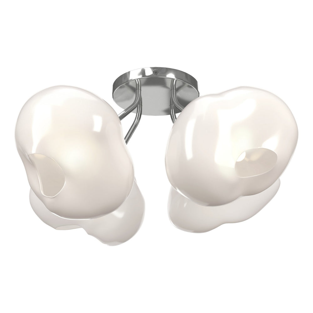 Hubbardton Forge - Four Light Semi-Flush Mount - Ume - Sterling- Union Lighting Luminaires Decor