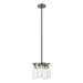 Hubbardton Forge - Four Light Semi-Flush/Pendant - Eos - Sterling- Union Lighting Luminaires Decor