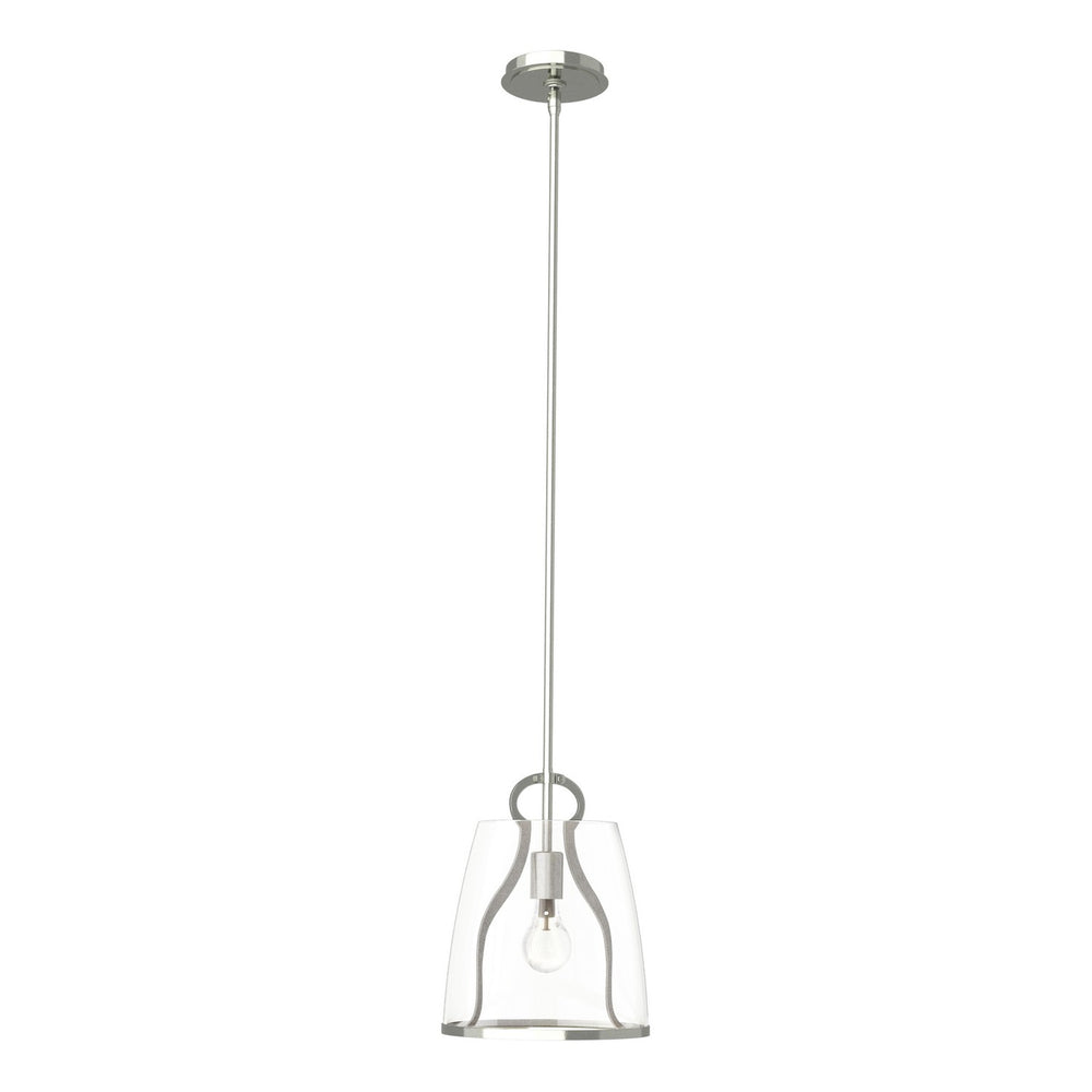 Hubbardton Forge - One Light Pendant - Caliper - Sterling- Union Lighting Luminaires Decor