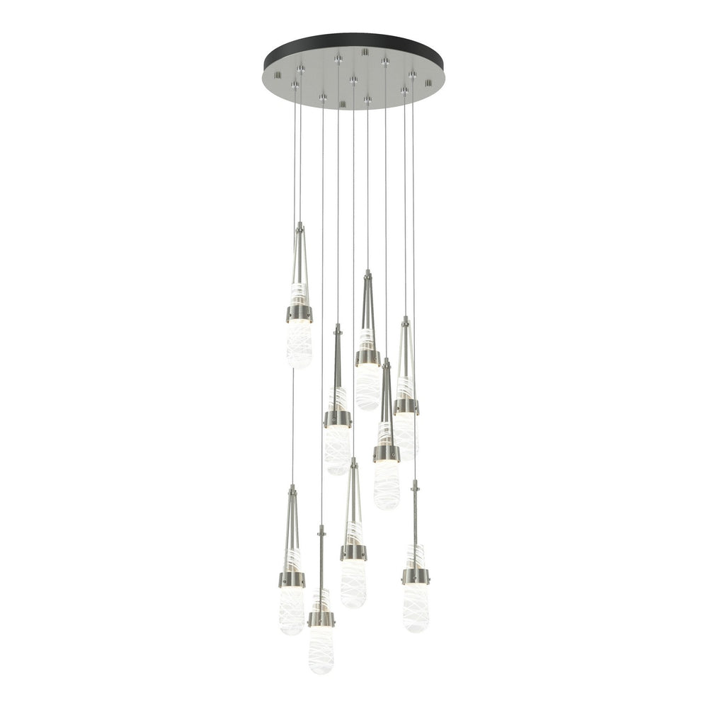 Hubbardton Forge - LED Pendant - Link - Sterling- Union Lighting Luminaires Decor