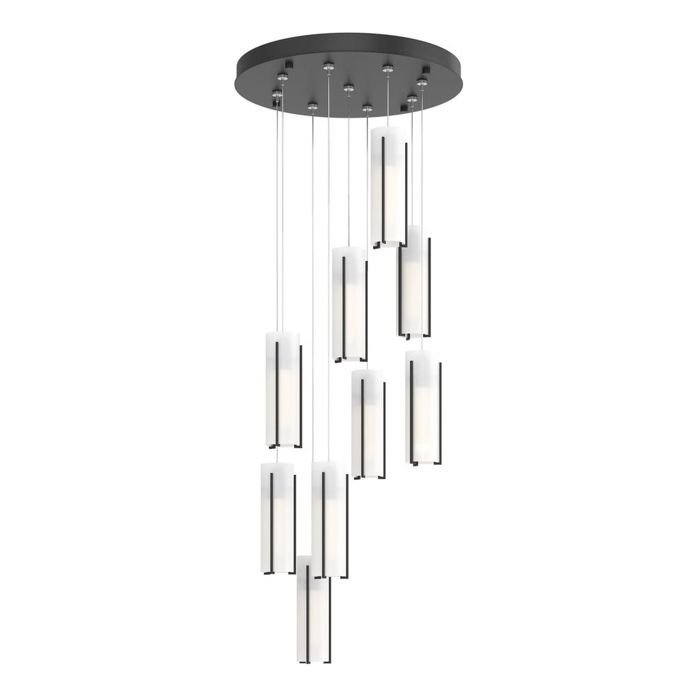 Hubbardton Forge - LED Pendant - Exos Glass - Black- Union Lighting Luminaires Decor