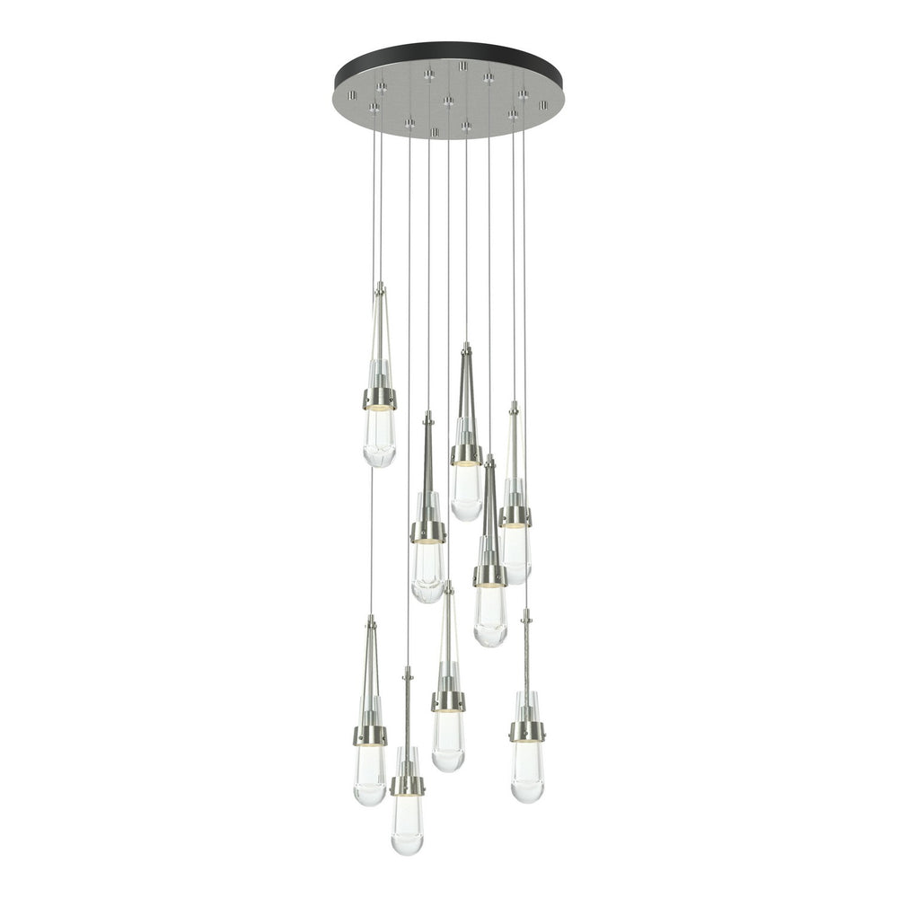 Hubbardton Forge - LED Pendant - Link - Sterling- Union Lighting Luminaires Decor