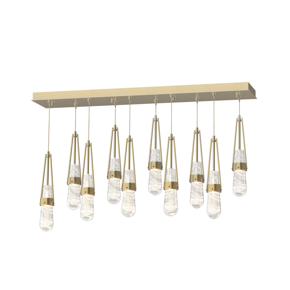 Hubbardton Forge - LED Pendant - Link - Modern Brass- Union Lighting Luminaires Decor