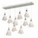Hubbardton Forge - LED Pendant - Mobius - Sterling- Union Lighting Luminaires Decor