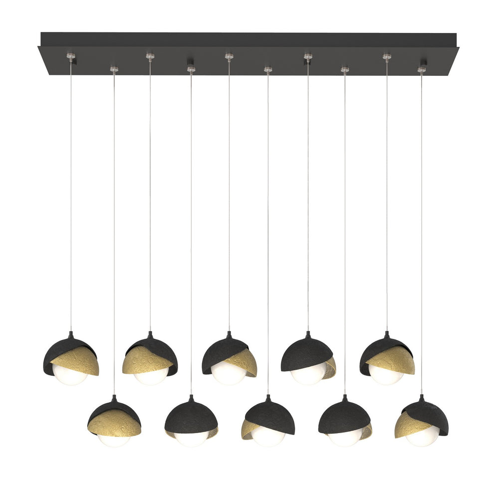 Hubbardton Forge - LED Pendant - Brooklyn - Black- Union Lighting Luminaires Decor