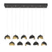 Hubbardton Forge - LED Pendant - Brooklyn - Black- Union Lighting Luminaires Decor