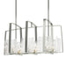 Hubbardton Forge - Eight Light Linear Pendant - Arc - Sterling- Union Lighting Luminaires Decor