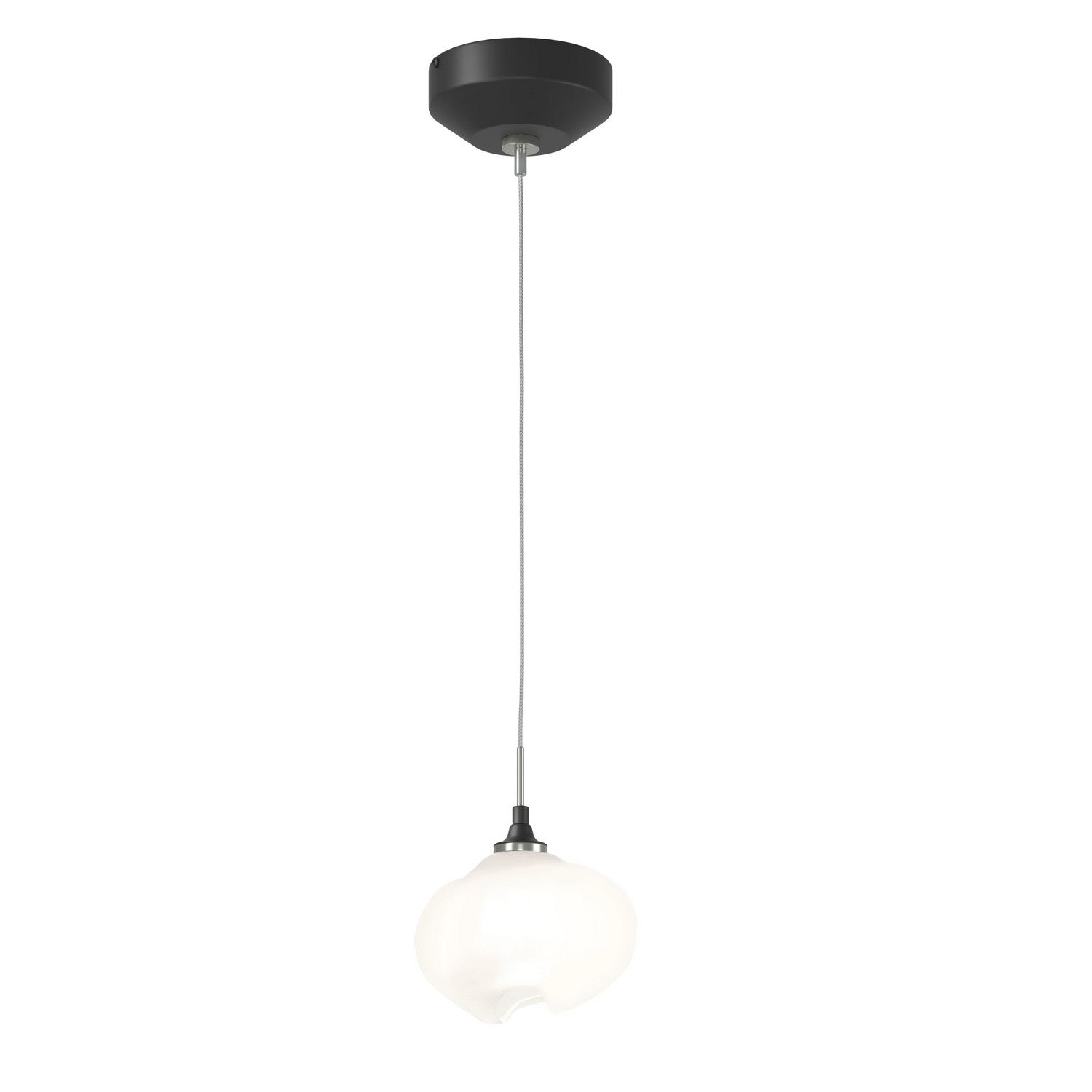 Hubbardton Forge - One Light Mini Pendant - Ume - Black- Union Lighting Luminaires Decor