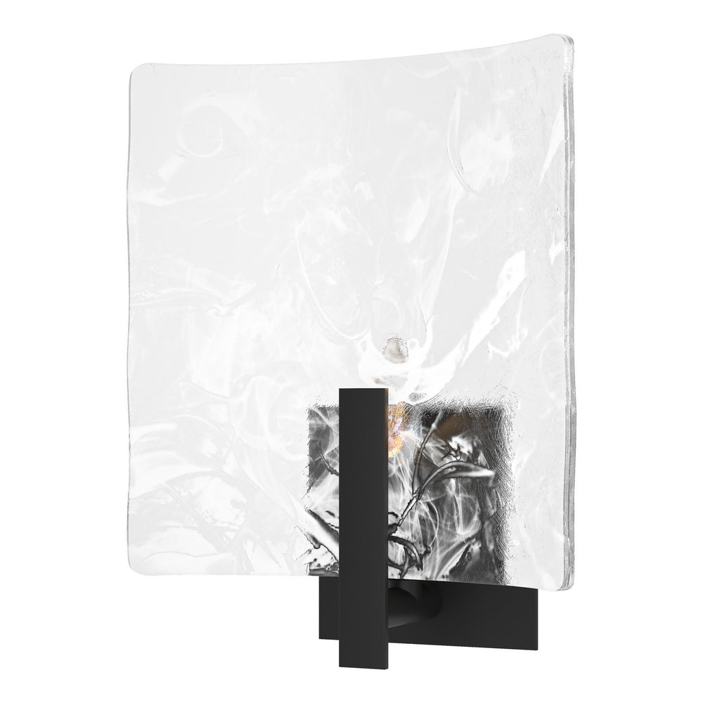 Hubbardton Forge - One Light Bath Sconce - Arc - Black- Union Lighting Luminaires Decor