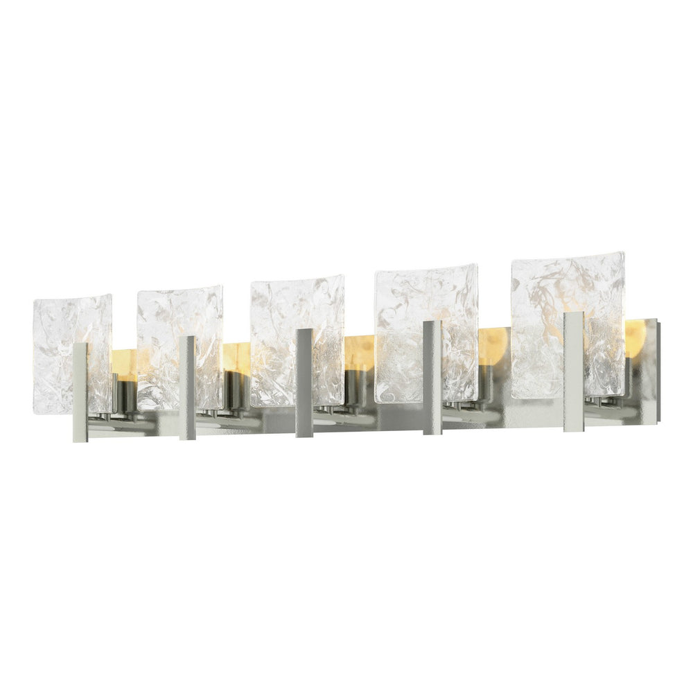 Hubbardton Forge - Five Light Bath Sconce - Arc - Sterling- Union Lighting Luminaires Decor