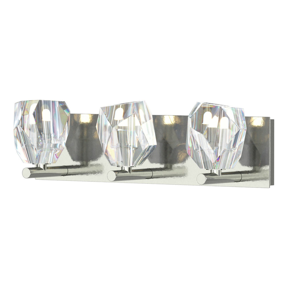 Hubbardton Forge - Three Light Bath Sconce - Gatsby - Sterling- Union Lighting Luminaires Decor