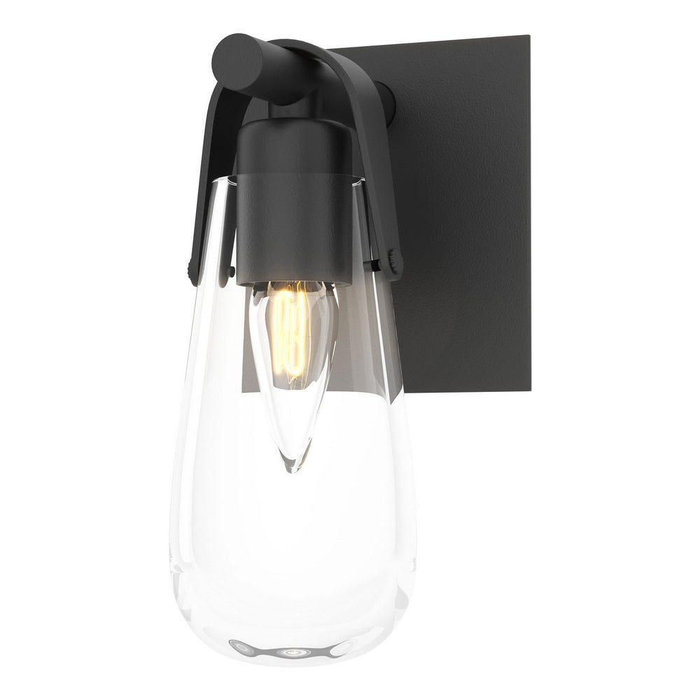 Hubbardton Forge - One Light Bath Sconce - Eos - Black- Union Lighting Luminaires Decor