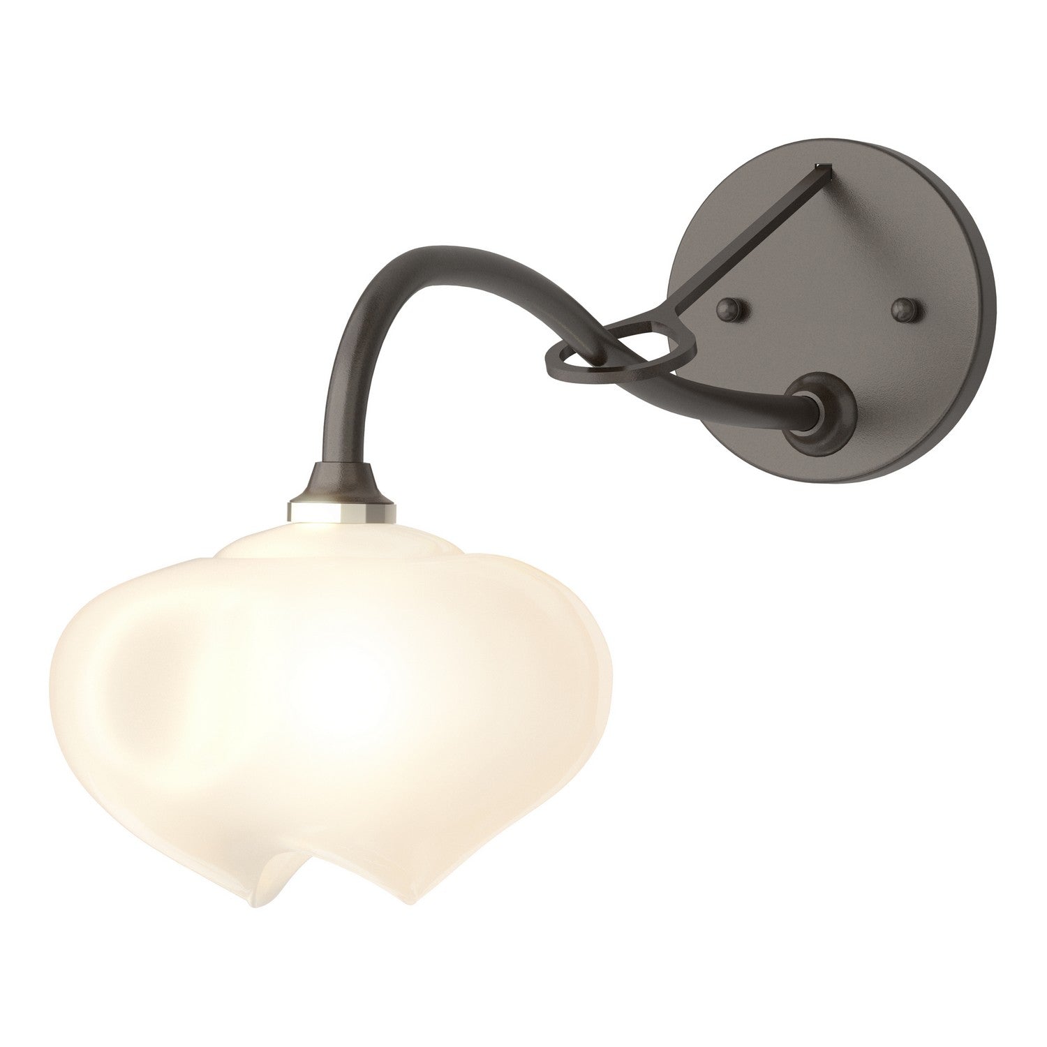 Hubbardton Forge - One Light Wall Sconce - Ume - Oil Rubbed Bronze- Union Lighting Luminaires Decor