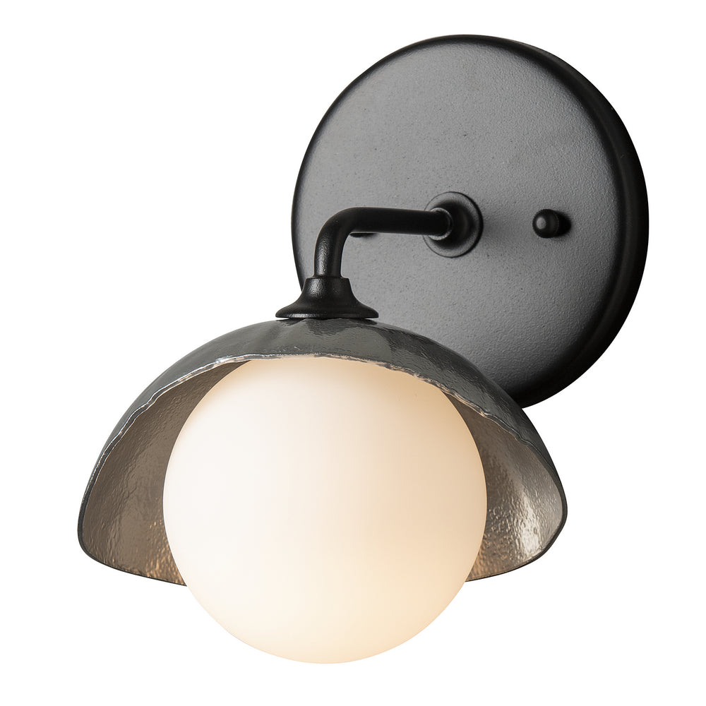 Hubbardton Forge - One Light Bath Sconce - Brooklyn - Black- Union Lighting Luminaires Decor