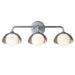 Hubbardton Forge - Three Light Bath Sconce - Brooklyn - Sterling- Union Lighting Luminaires Decor
