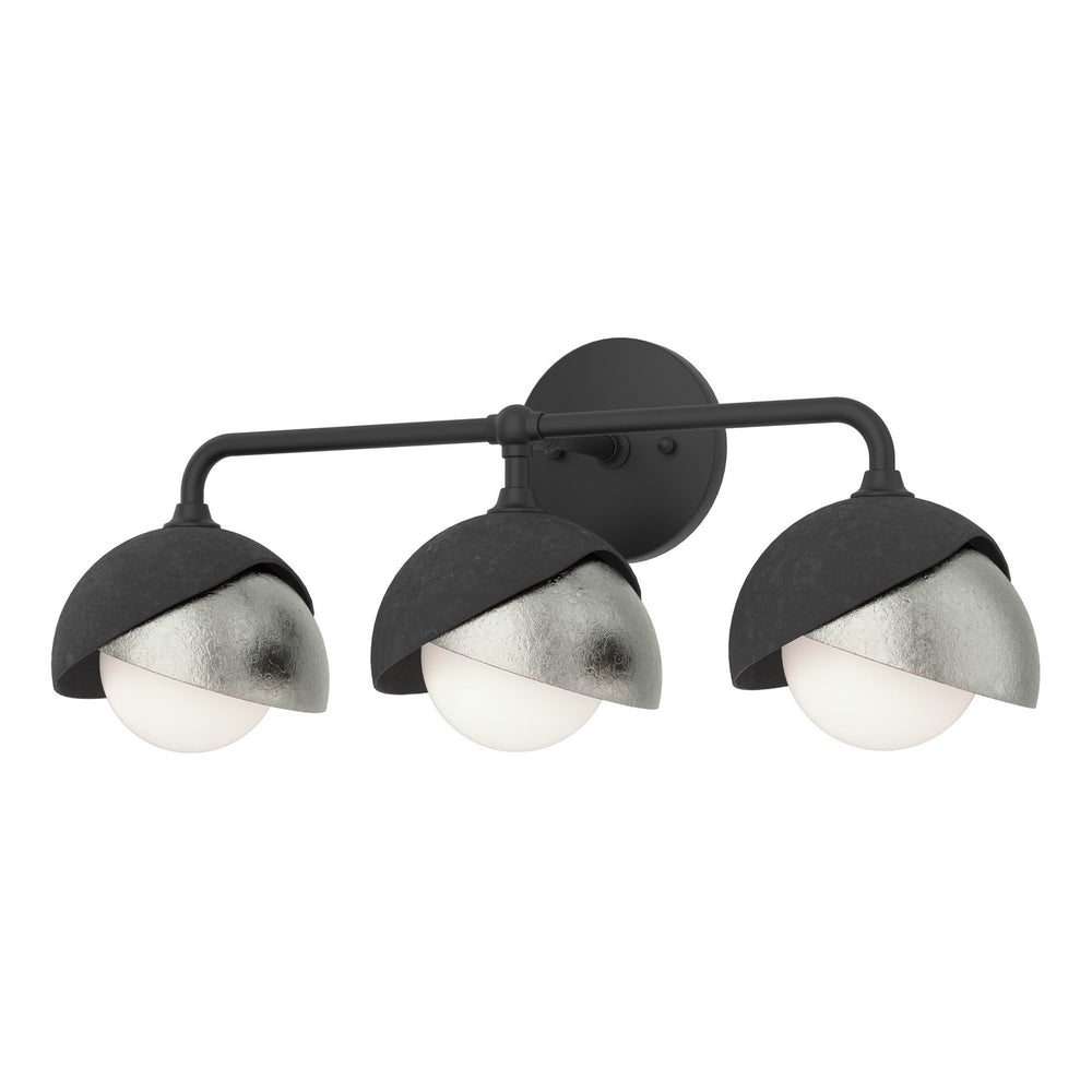 Hubbardton Forge - Three Light Bath Sconce - Brooklyn - Black- Union Lighting Luminaires Decor