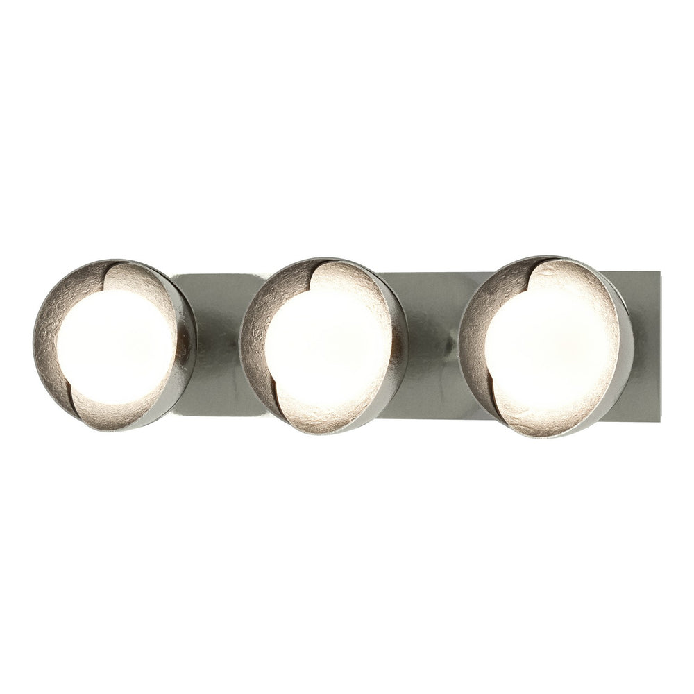 Hubbardton Forge - Three Light Bath Sconce - Brooklyn - Sterling- Union Lighting Luminaires Decor