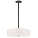 Dainolite Canada - Four Light Pendant - Everly - White- Union Lighting Luminaires Decor