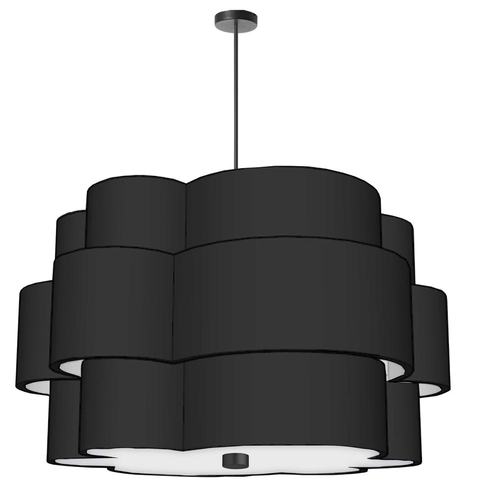 Dainolite Canada - Four Light Chandelier - Phlox - Black- Union Lighting Luminaires Decor